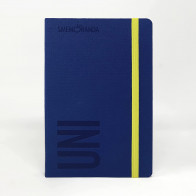 Agende Giornaliere Universitarie Uni Smemoranda con copertina flessibile in tela Setalux color blu