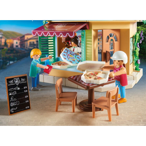 Pizzeria Playmobili City Life 70336 per giocare in maniera realistica alla gestione dell'attività