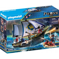 Nave della Marina Reale Playmobil Pirates (70412) per Bambini e Bambine dai 5 Anni in su