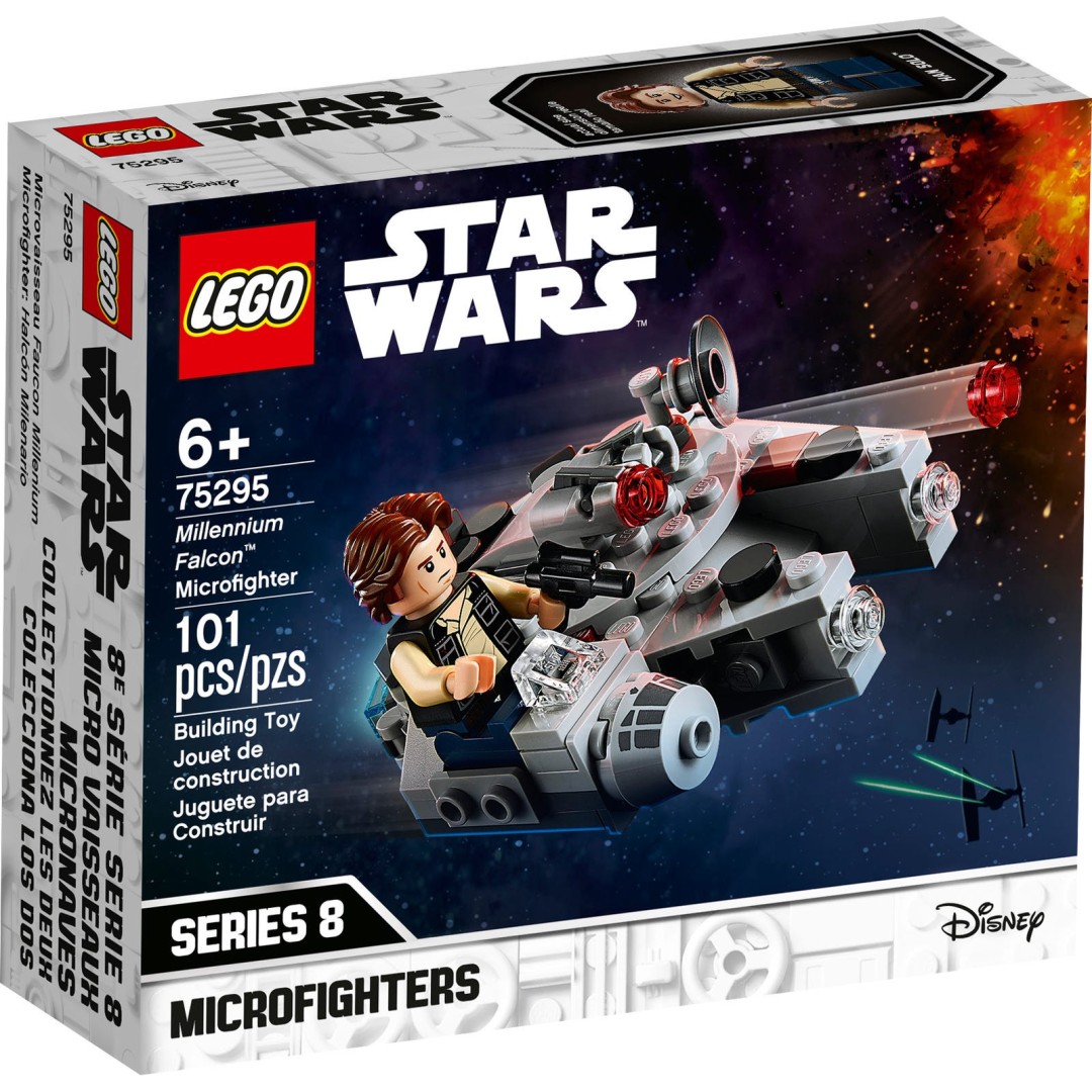 LEGO Star Wars Microfighter Millennium Falcon (75295) Modellino da Costruire con Omino di Han Solo Idea Regalo LEGO Star Wars Microfighter Millennium Falcon (75295) Modellino da Costruire con Omino di Han Solo Idea Regalo
