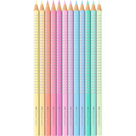 Dodici matite per colorare dalle delicate tonalità pastello