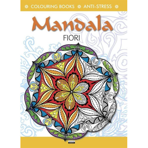 Libro Antistress da Colorare "Mandala - Fiori" con Disegni Rilassanti e Copertina Flessibile, Crescere Edizioni