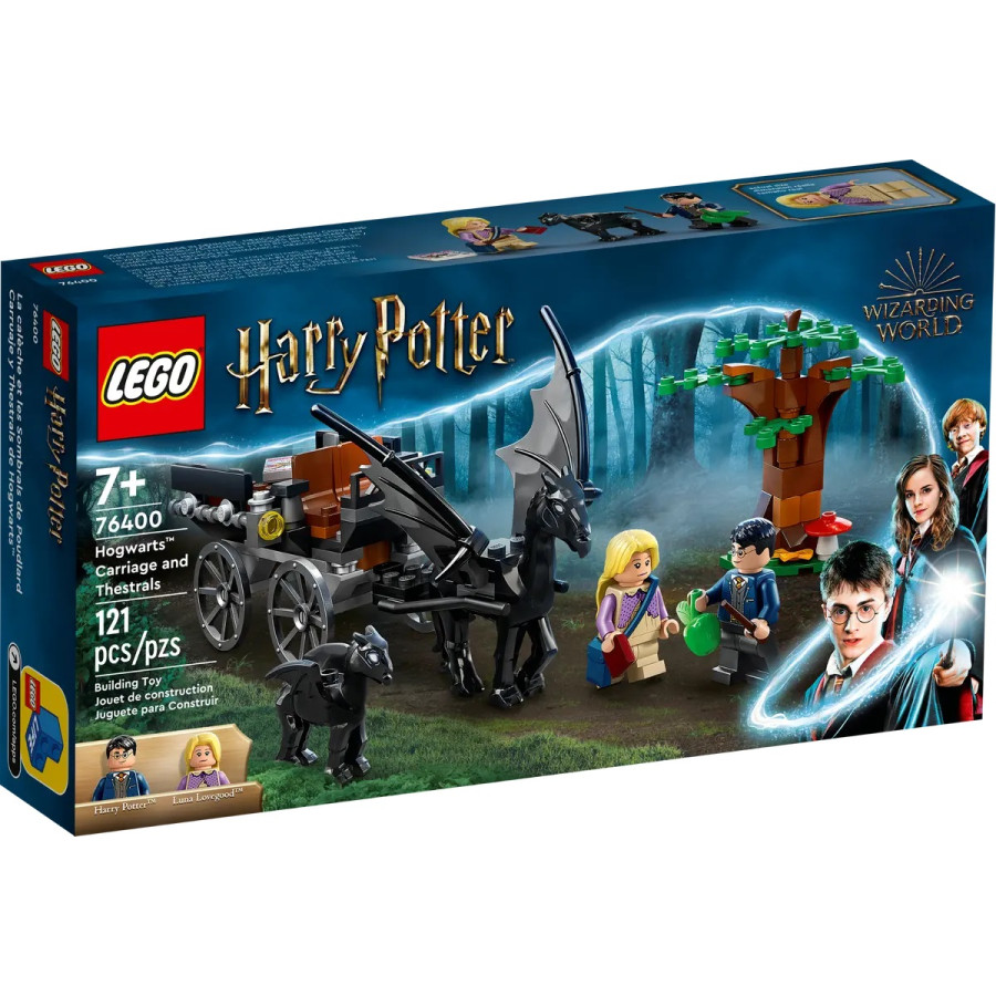 LEGO Harry Potter Thestral e carrozza di Hogwarts™ (76400) Set con minifigure di Harry e Luna per Bambine e Bambini 7+