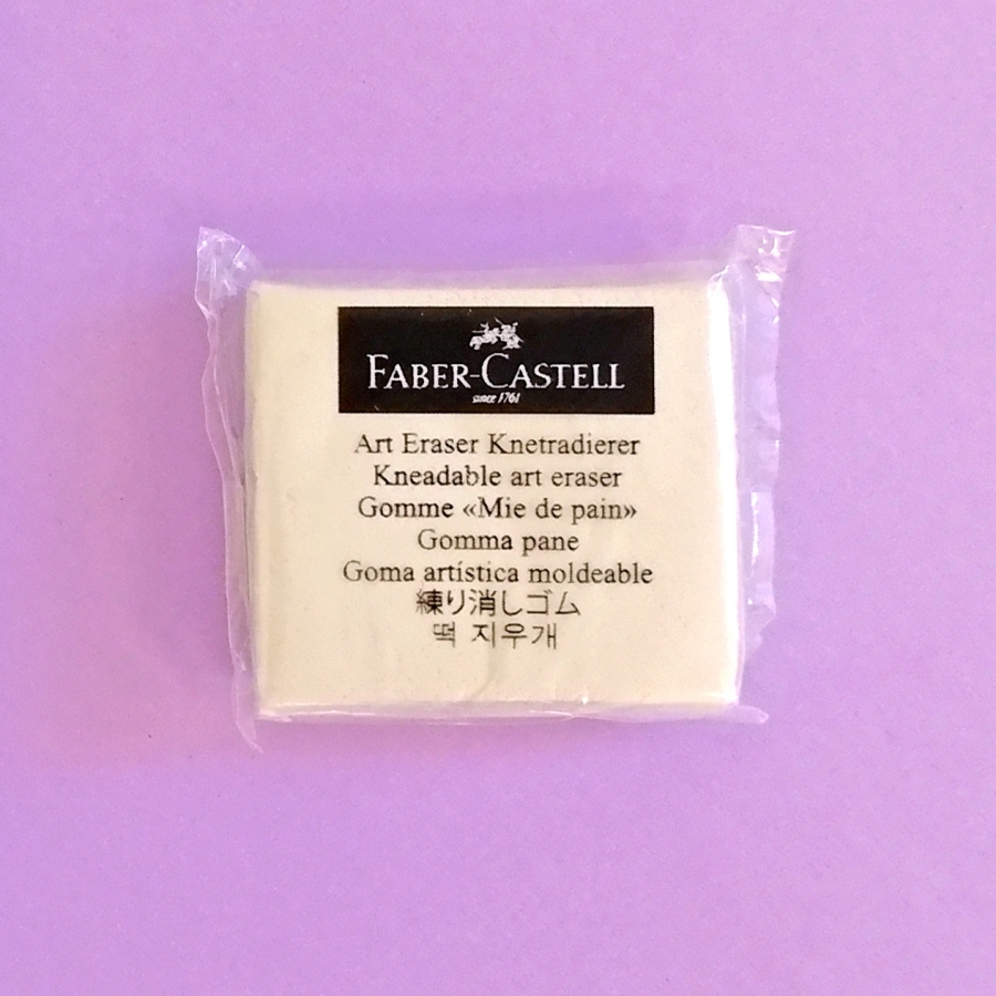 Gomma Pane Faber Castell Malleabile per Cancellare Pastello, Carboncino,  Grafite e Lucidi