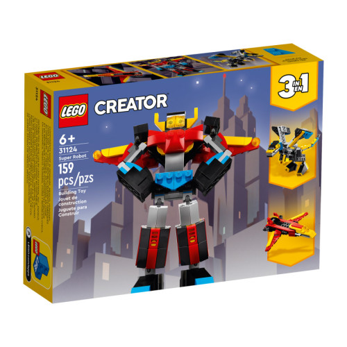 LEGO Creator Super Robot (31124) Set 3 in 1 per Bambine e Bambini 6+