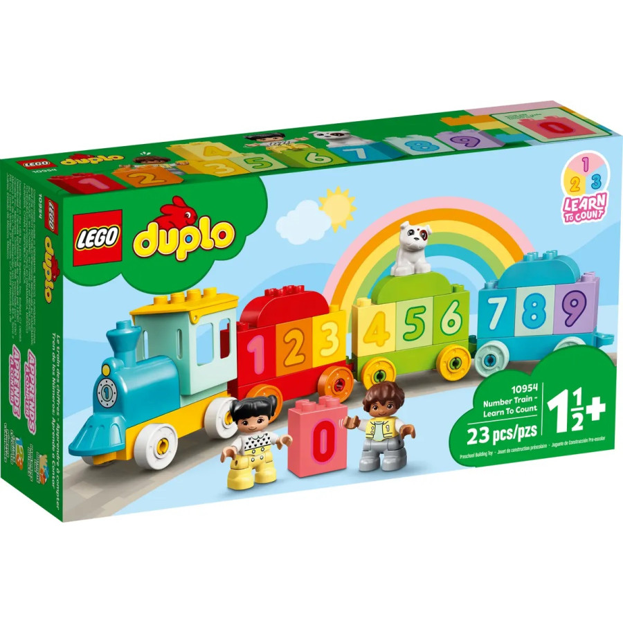 LEGO DUPLO (10954) Il Treno dei Numeri per Bambine e Bambini 18+ Mesi