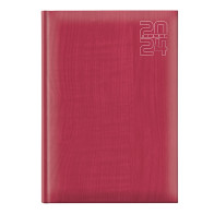 Agende 2024 dal design moderno ed elegante, copertina morbida rossa