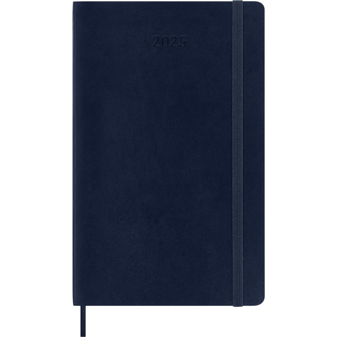 Agende Giornaliere 2025 Moleskine Large 12 Mesi con Chiusura a Elastico
