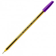Una penna a sfera dalla grande autonomia di scrittura. Colore inchiostro viola
