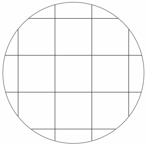 Ricambi rinforzati per quaderni ad anelli A4 a Quadretti 10 mm (1 cm - quadretti grandi)
