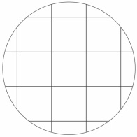 Ricambi rinforzati per quaderni ad anelli A4 a Quadretti 10 mm (1 cm - quadretti grandi)