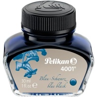 Inchiostro blu per penna stilografica in flacone di vetro da 30 ml