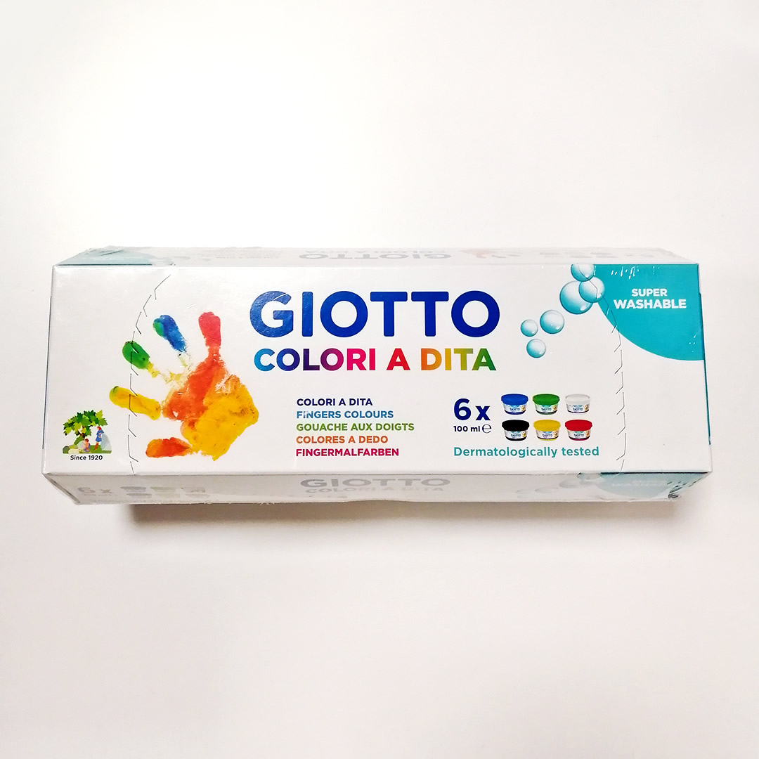 Colori a Dita Giotto per Dipingere e Giocare